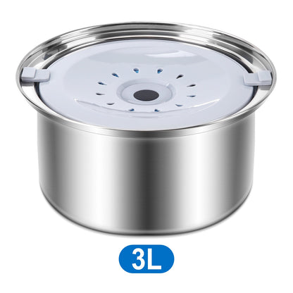Stainless Steel Large Capacity Floating Pet Bowl
