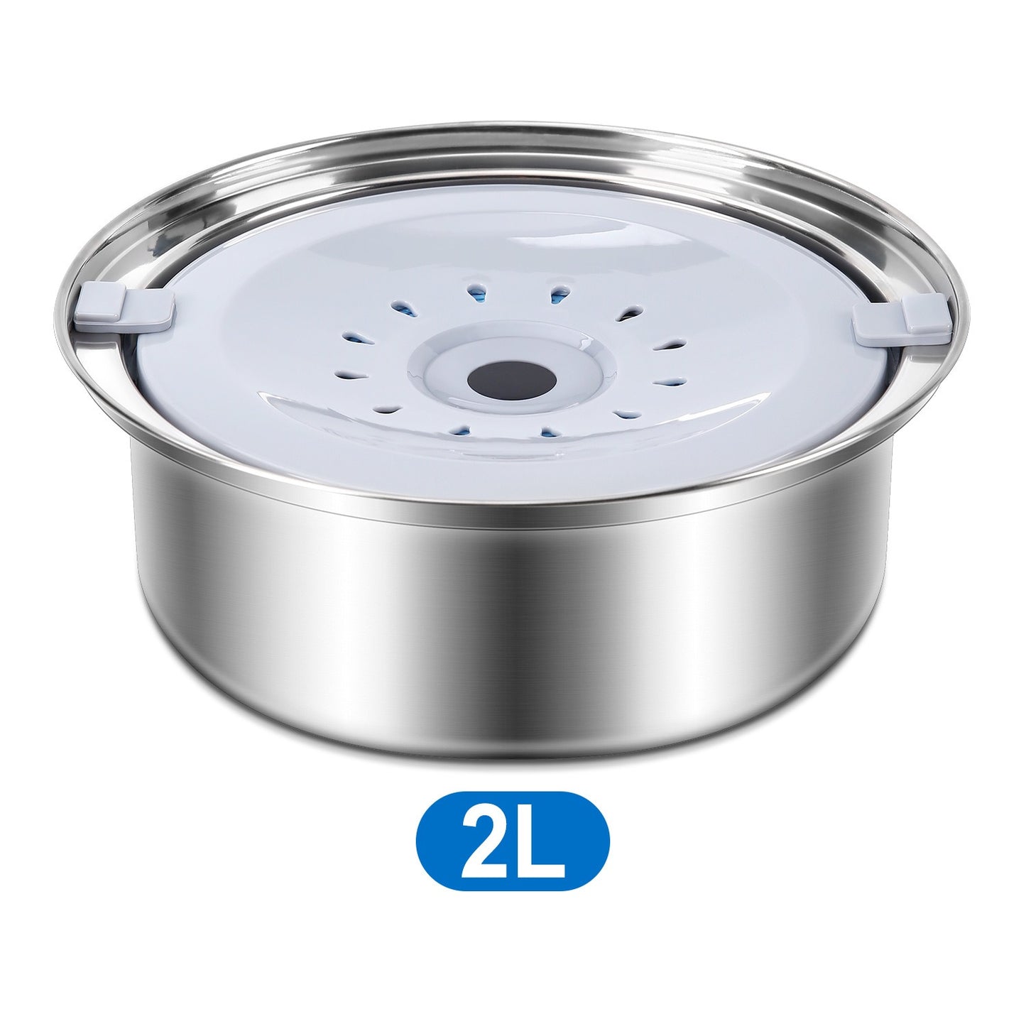 Stainless Steel Large Capacity Floating Pet Bowl