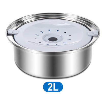 Stainless Steel Large Capacity Floating Pet Bowl