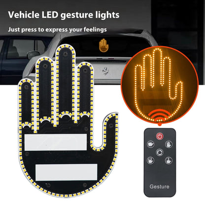 Men's Gesture Light Car Warning Lamp