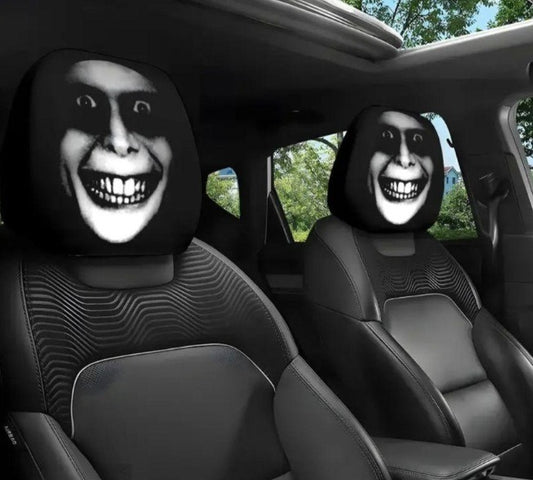 Black Skull Car Printing Pillowcase