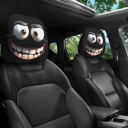 Black Skull Car Printing Pillowcase