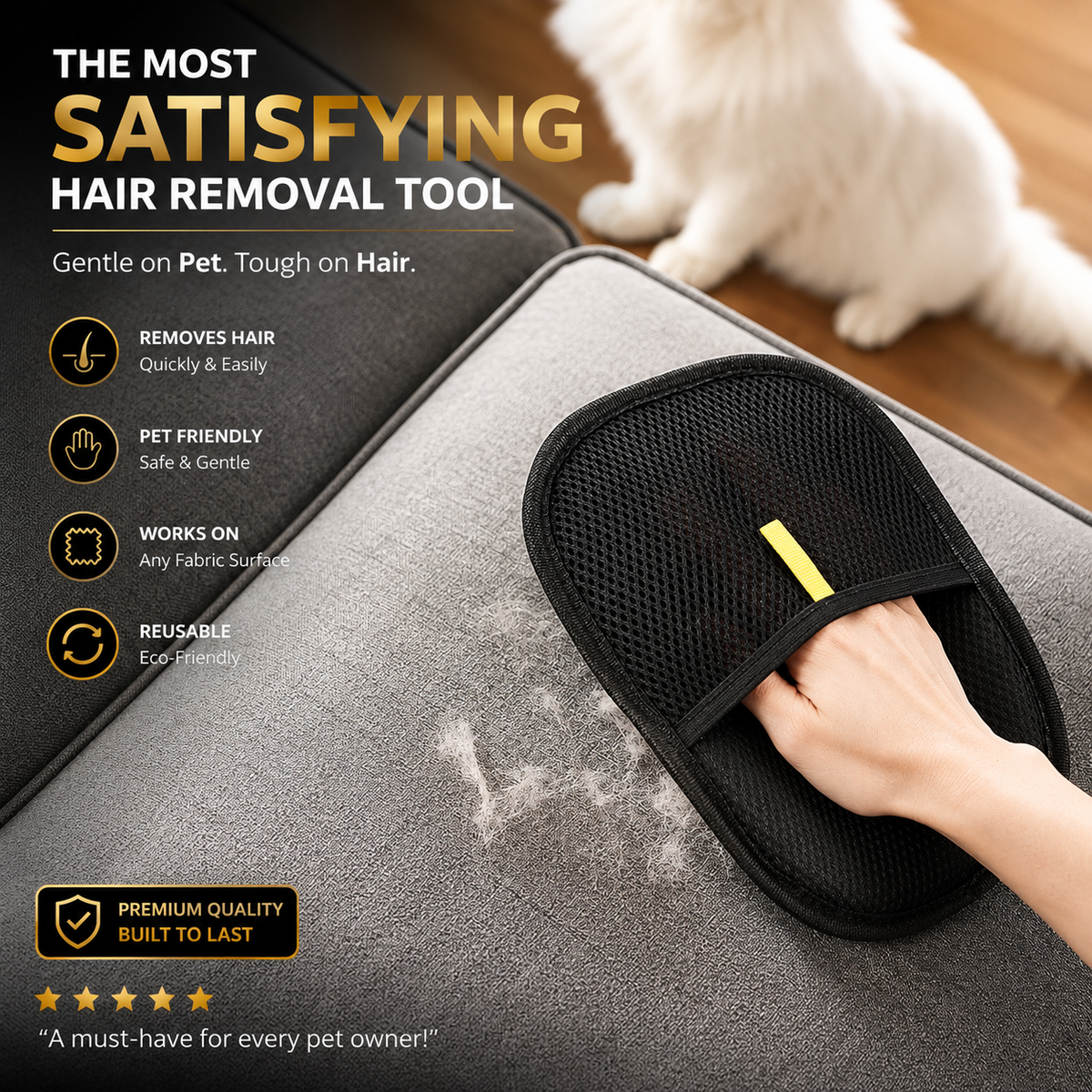 Pet Hair Remover Glove