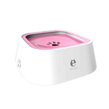 Floating Dog Water Bowl - No Wet Mouth Design