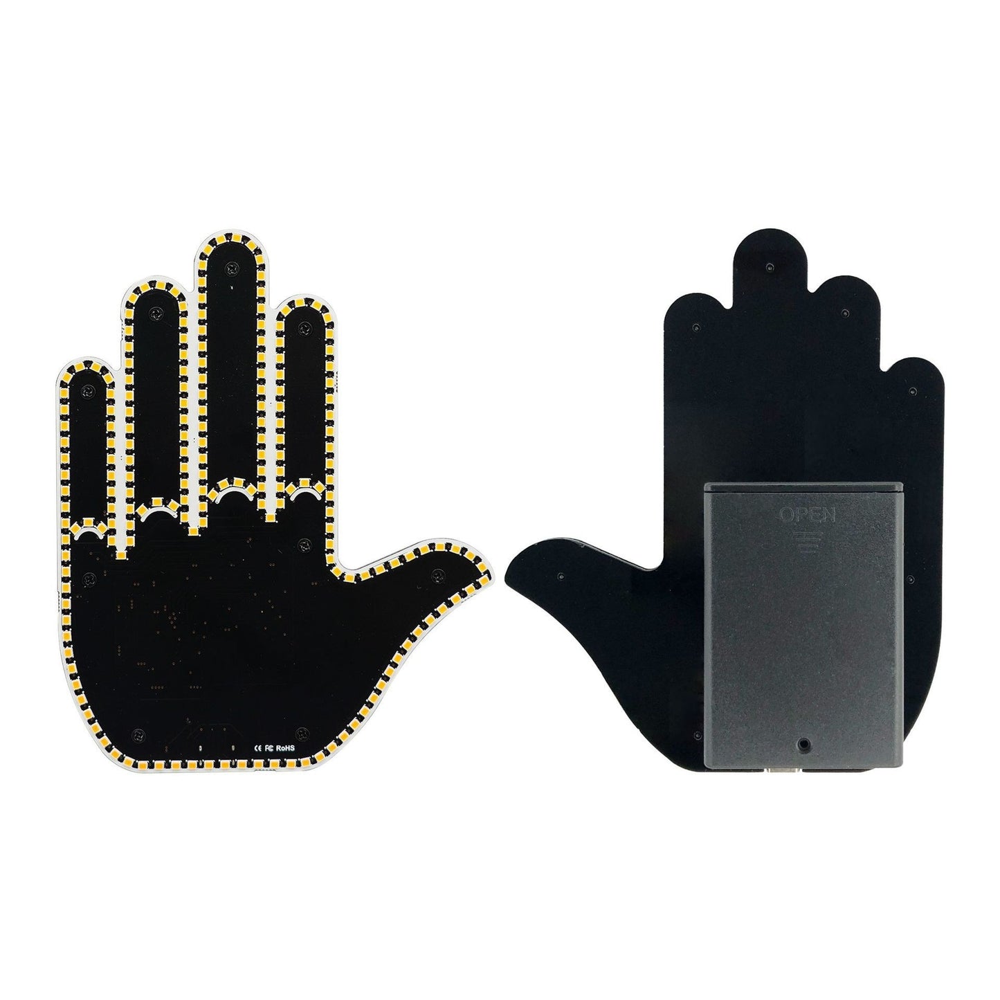 Men's Gesture Light Car Warning Lamp