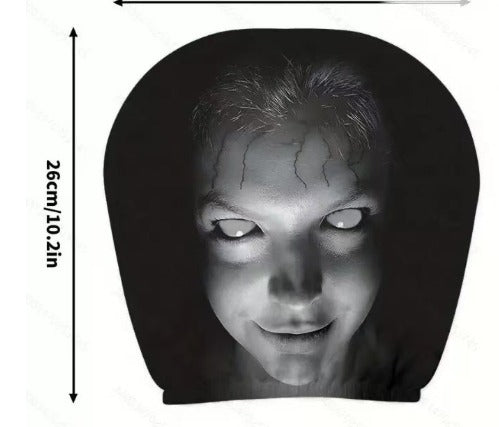 Black Skull Car Printing Pillowcase